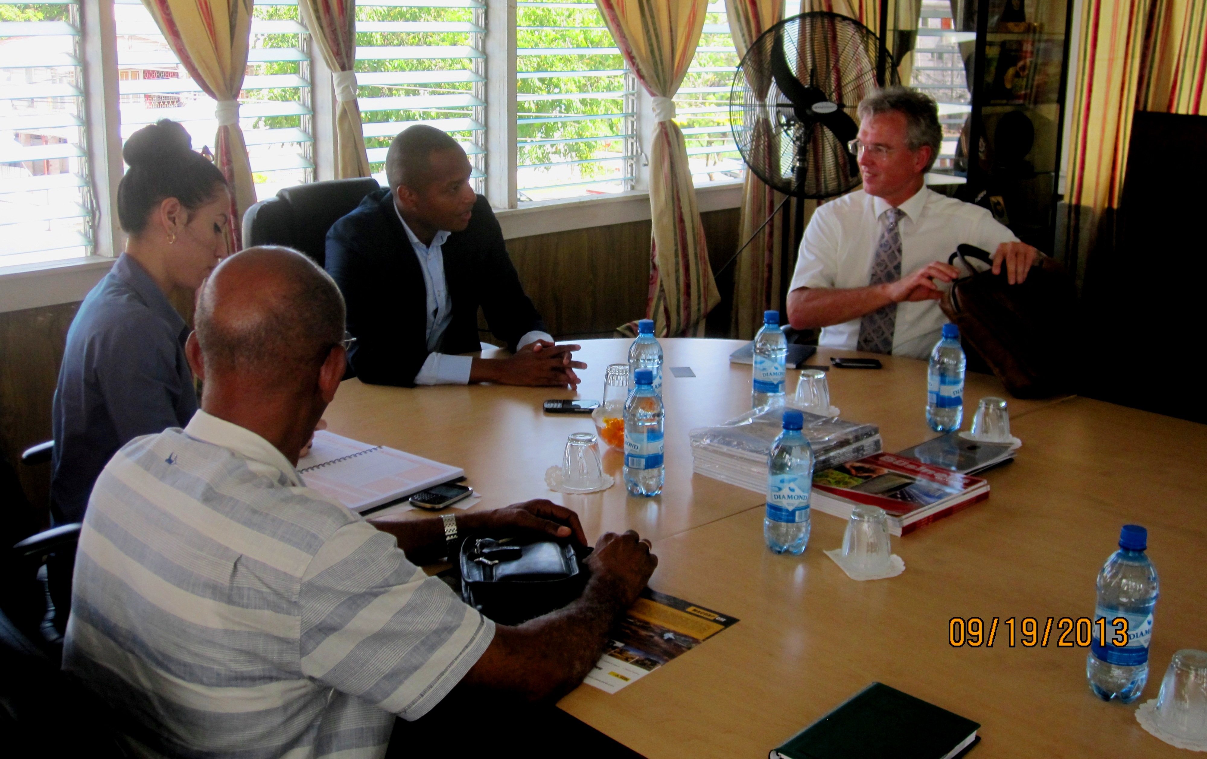 Meeting with Mr. Ernst Noorman, the new Charge d’Affaires of the Embassy of the Kingdom of the Netherlands in Suriname