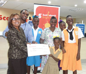 Scotiabank, Habitat Partnership – Single mother of four to benefit from new home – Kaieteur News, March 21, 2014