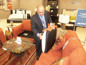 Courts now authorized distributor of Ashley Furniture Brand