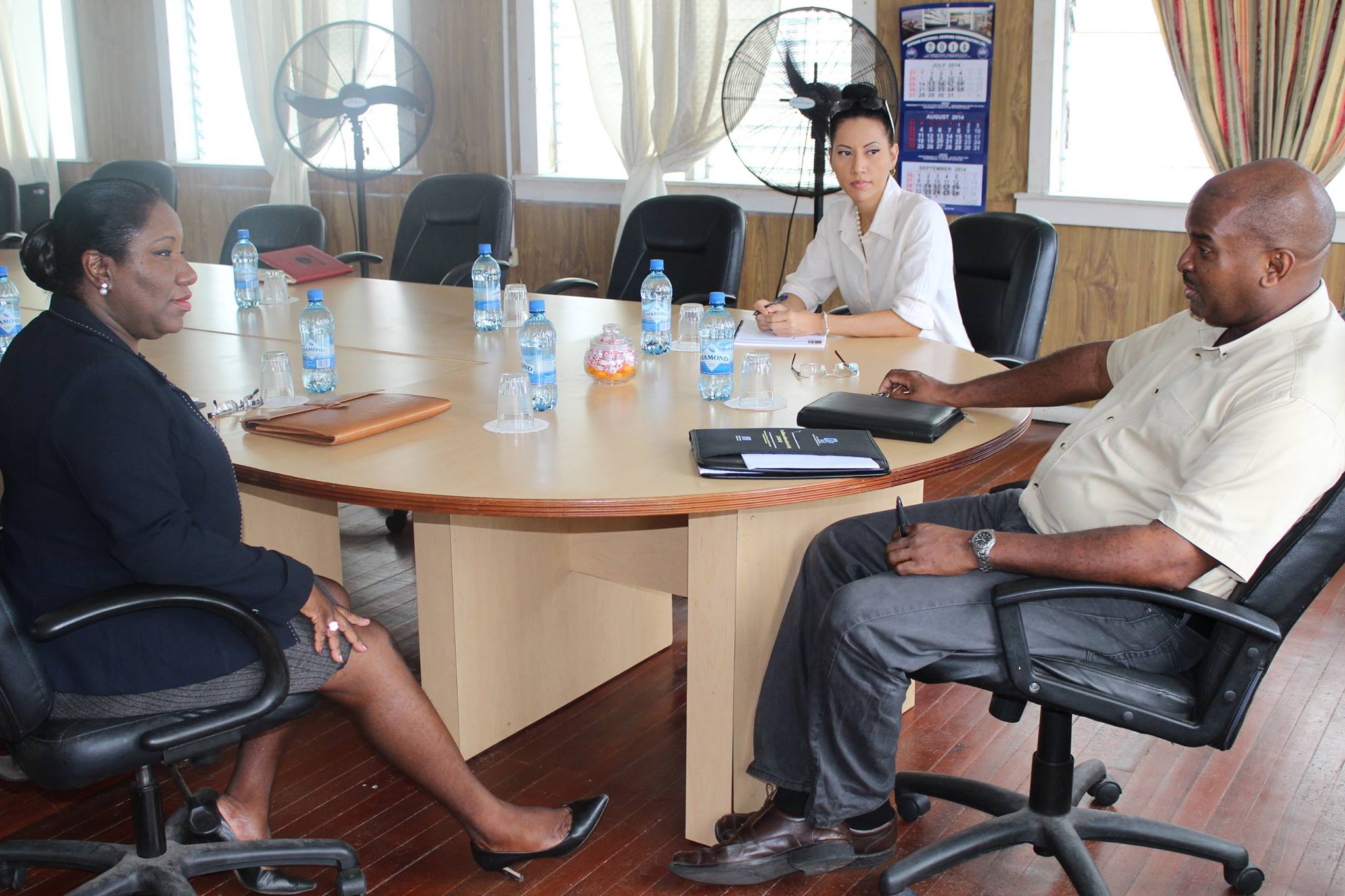 Meeting with the CEO of CreditInfo (Guyana) Inc.