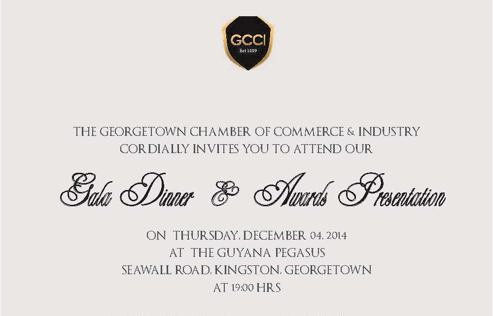 GCCI Presents It’s Gala Dinner and Awards Ceremony 2014!