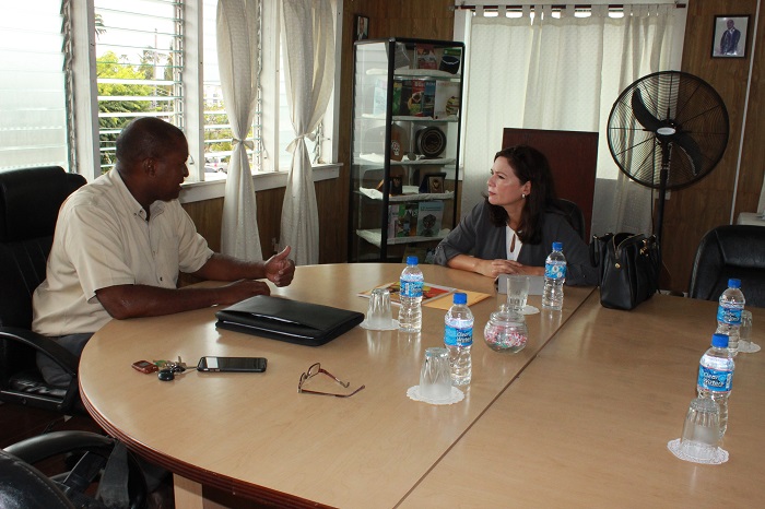 Meeting with Ms. Nathalie Cely of the Ministry of Business