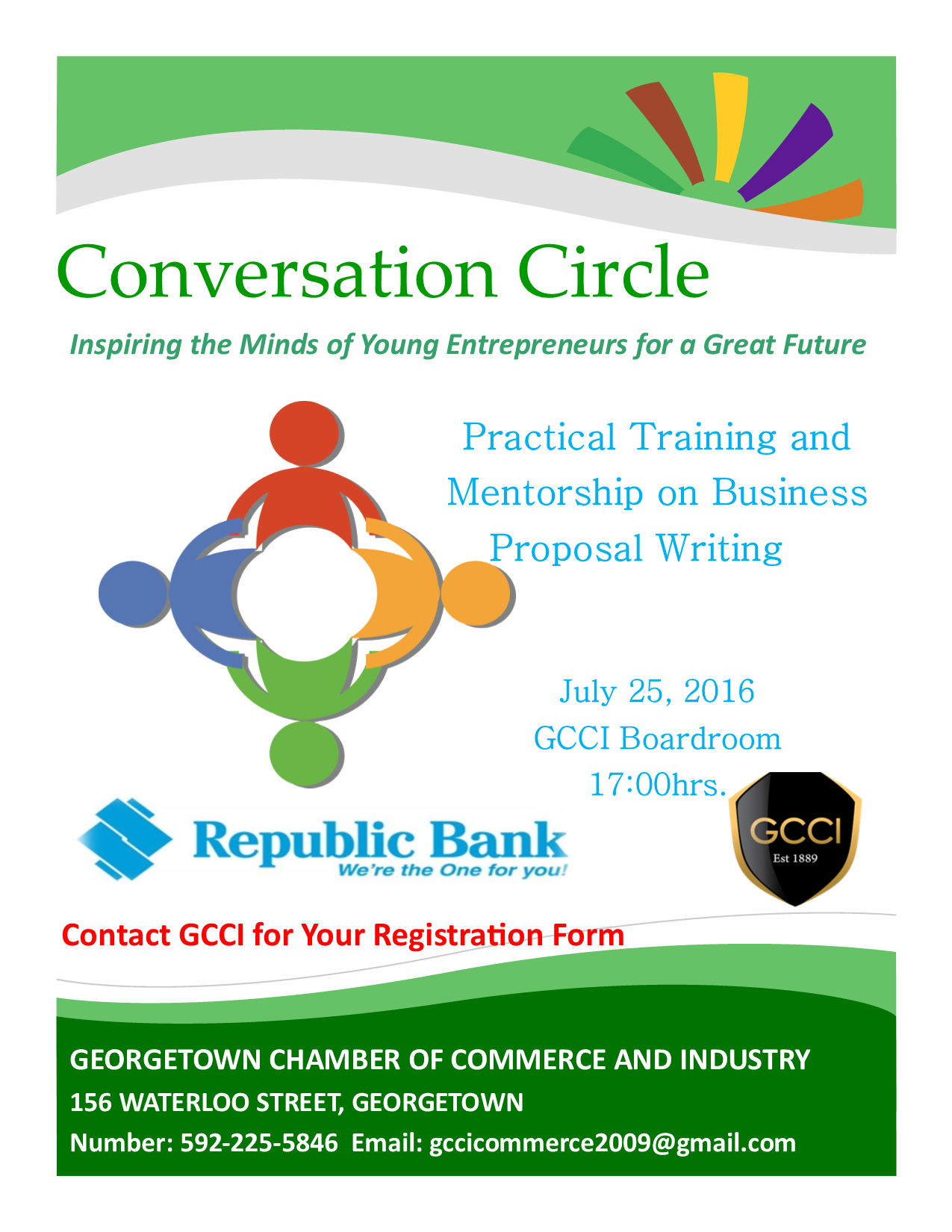 Register for GCCI’s Conversation Circle with Republic Bank