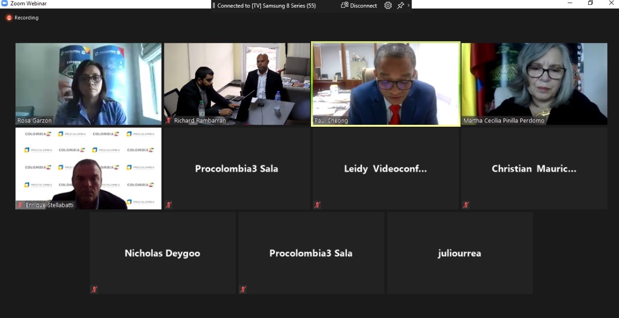 GCCI Participates in “Public Tenders in the Guyana Market” Webinar hosted by ProColombia