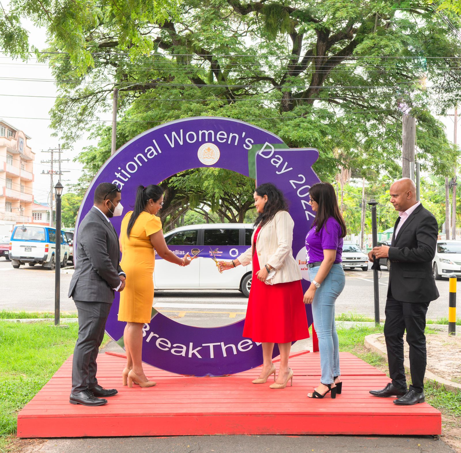 International Women’s Day Sign/Photo Frame Unveiling Ceremony
