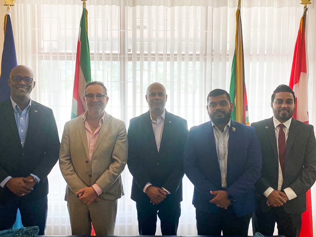 GCCI’s Executive Management Committee meets with the Canadian High Commissioner to the Co-operative Republic of Guyana