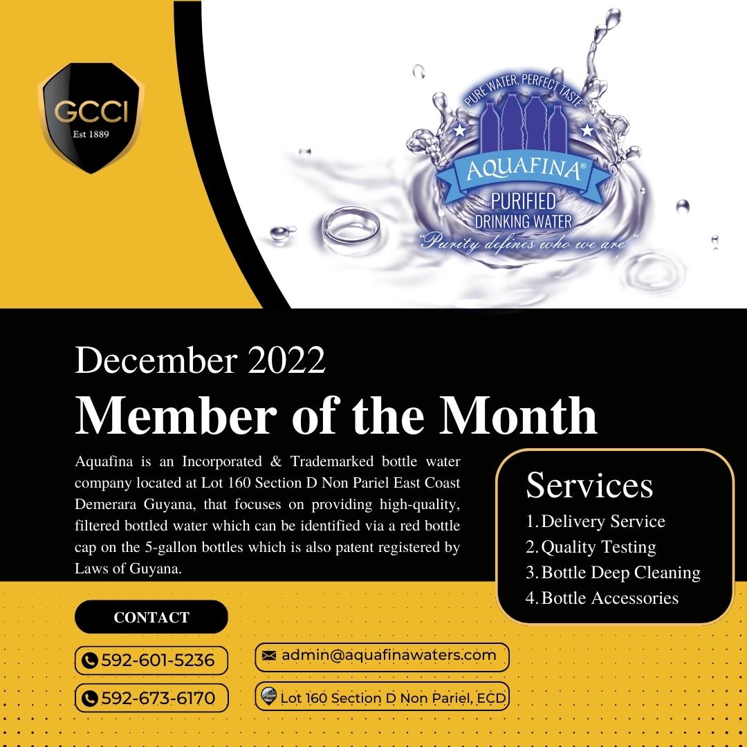 Member of the Month: Aquafina Water & Ice Inc.