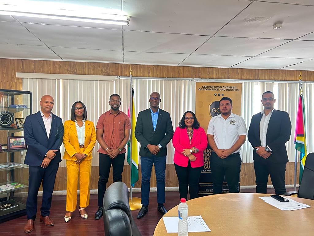GCCI meets with representatives from the Ministry of Tourism, Industry and Commerce to discuss current trade issues between Guyana and Trinidad