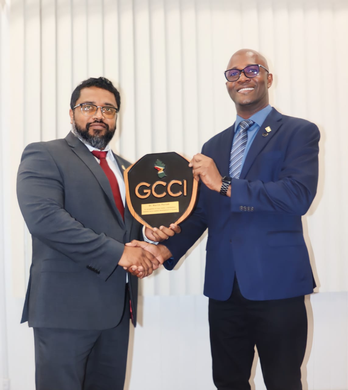 GCCI presents Special Local Content Award to Dr. Martin Pertab