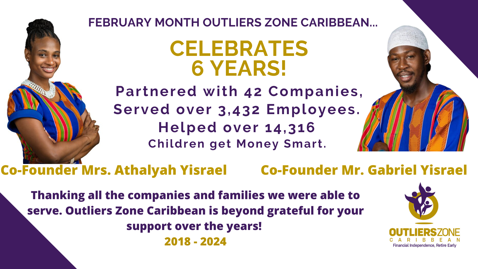 Outliers Zone Caribbean celebrates six years in business!