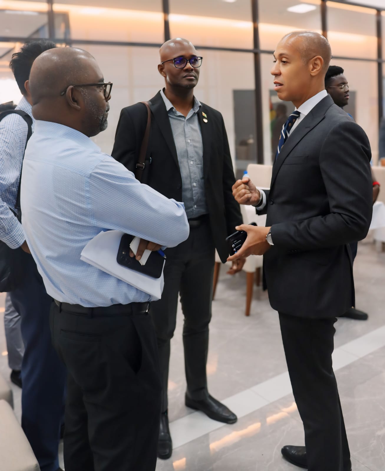 mr hutson with dr ambassador