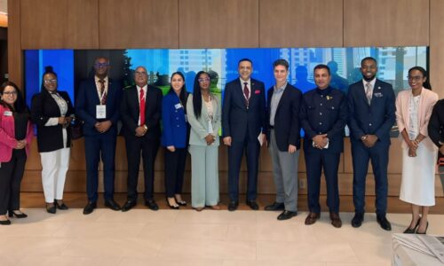 Guyanese Delegation to OTC visits Partnership Towers