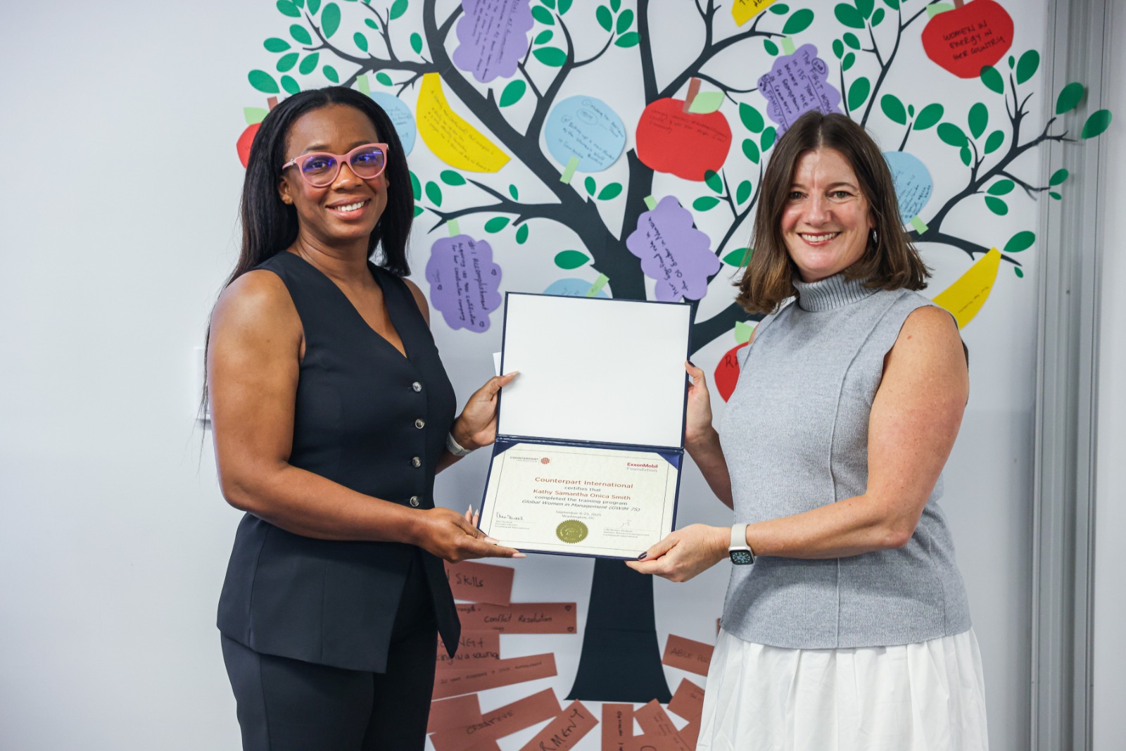 GCCI President participates in Global Women in Management 75