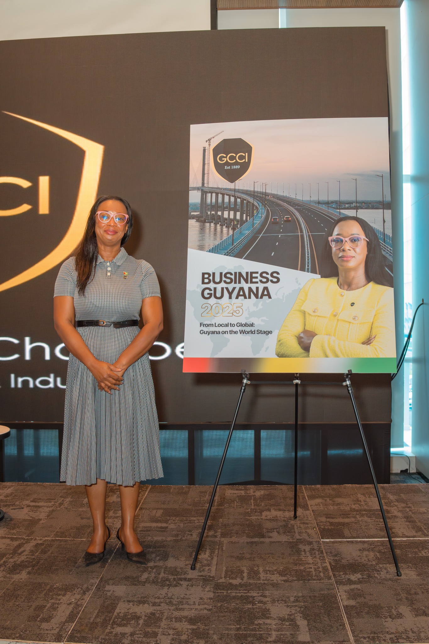 GCCI honours President Kathy S. Smith for fierce and steadfast leadership: Business Guyana 2025 Magazine cover unveiled
