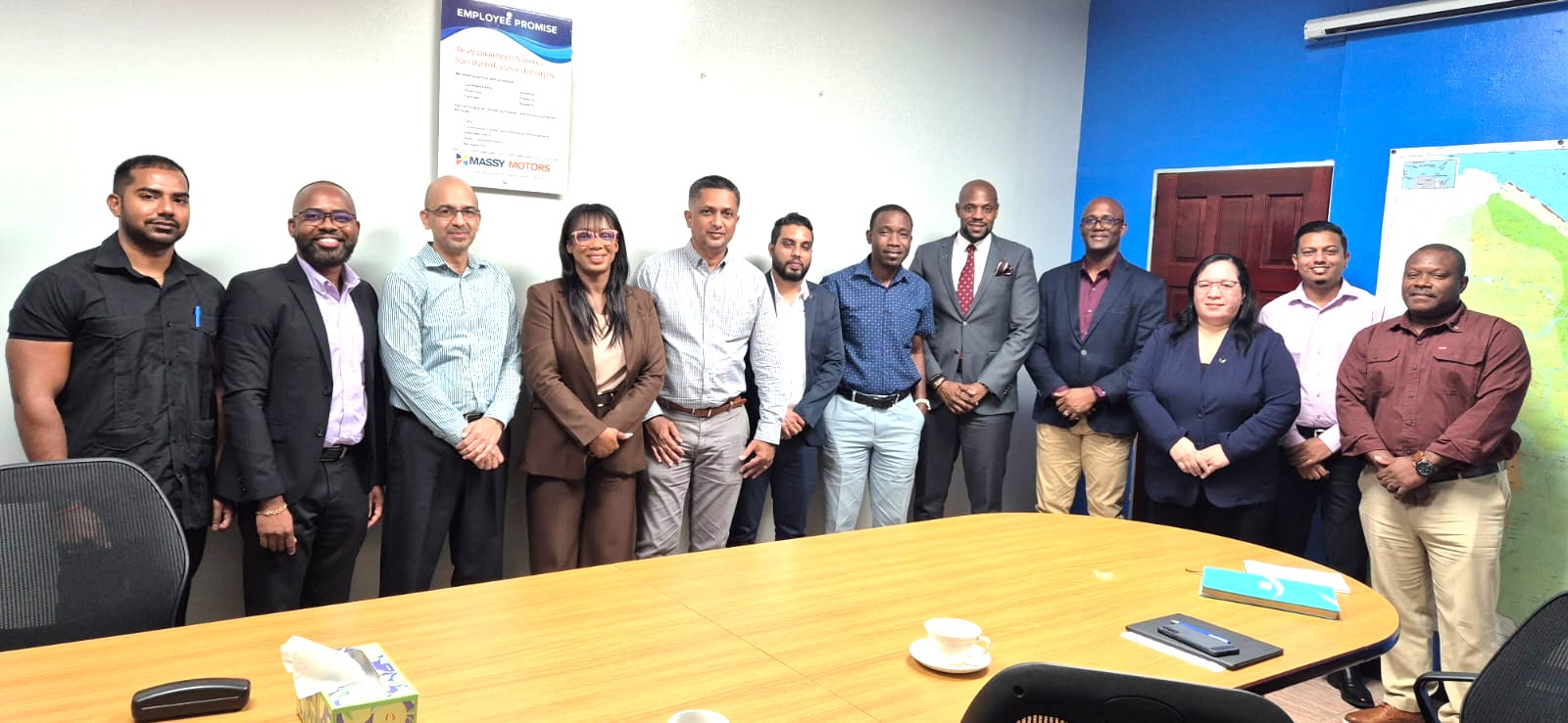 GCCI meets with Massy Guyana Leadership team