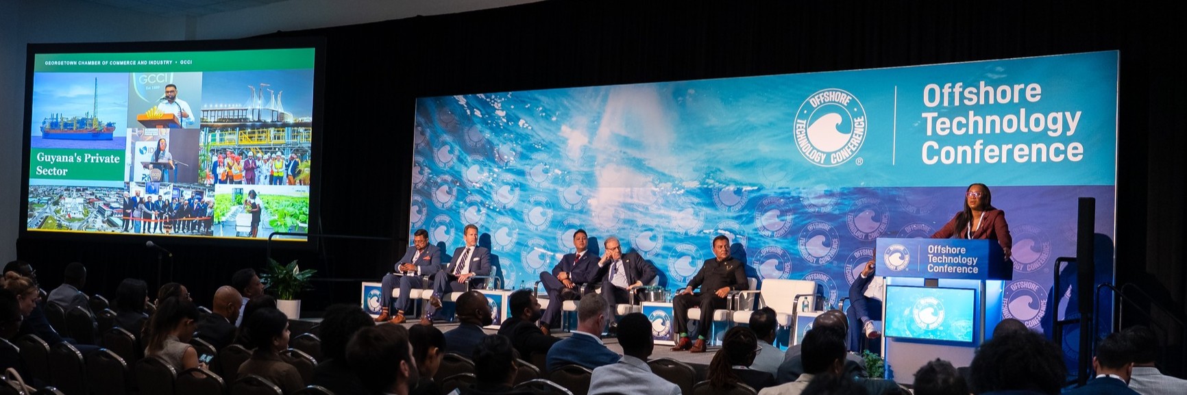 Offshore Technology Conference: Around the World Series President Smith encourages foreign investors to partner with Guyanese
